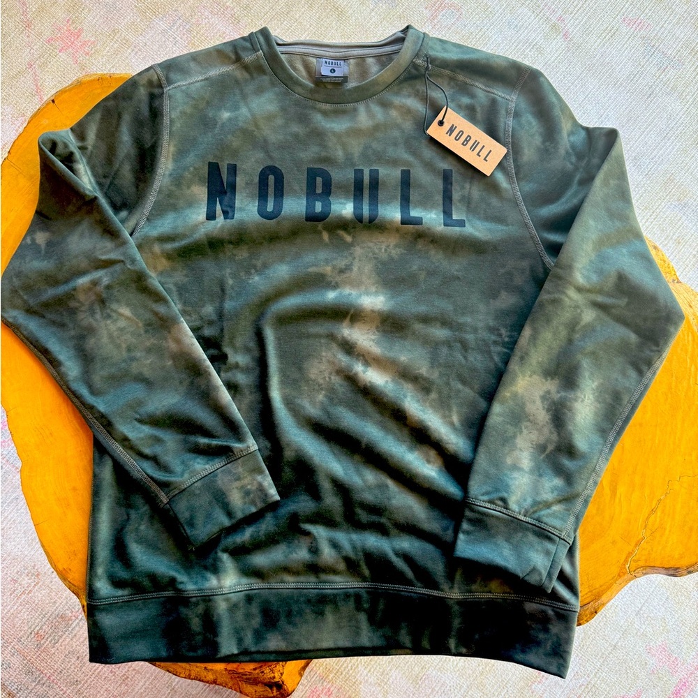 NOBULL Men's Olive Crewneck Sweater